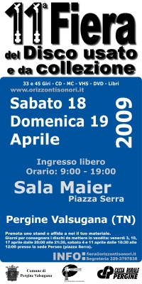 miniatura manifesto fiera disco usato 2009